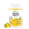 Vegan Vitality Omega 3 Algae Oil Supplement - 60 Plant Based SoftGels thumbnail
