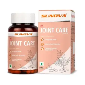 SUNOVA Joint Care Supplement - 60 Veg Capsules