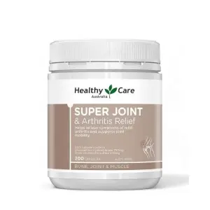 Healthy Care Super Joint & Arthritis Relief Dietary Supplement | 200 Capsules