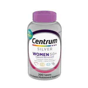 Centrum Silver Women's Multivitamin for Women 50 Plus | 200 Tablets