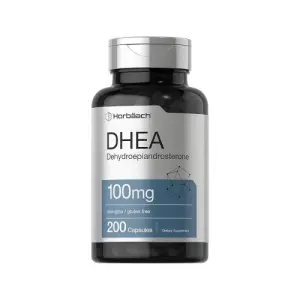 Horbäach DHEA Supplement - 100mg | 200 Capsules