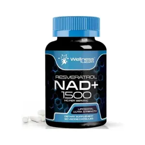 Wellness Labsrx Liposomal NAD + Resveratrol 1500mg – 90 Capsules