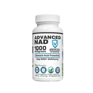 RevGenetics Advanced NAD Supplement 1000 Mg | 60 Capsules