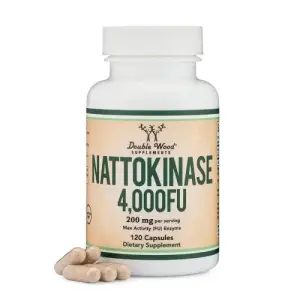 Double Wood Supplements Nattokinase - 4,000 FU Servings | 120 Capsules