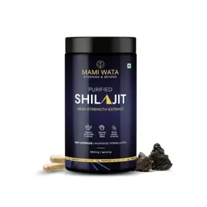 Mami Wata Purified Himalayan Shilajit - 500mg | 60 Veg Capsules