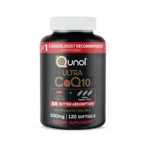 Qunol Ultra CoQ10 100mg Softgels | 120 Count