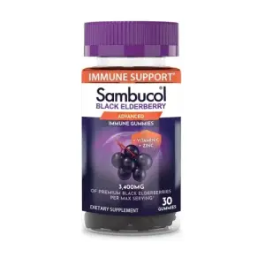 Sambucol Black Elderberry Gummies with Zinc and Vitamin C  | 30 Counts