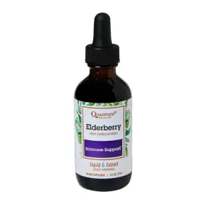 Quantum Health Black Elderberry Liquid Extract - Sambucus Nigra Immune Support Formula - 700mg | 59ml