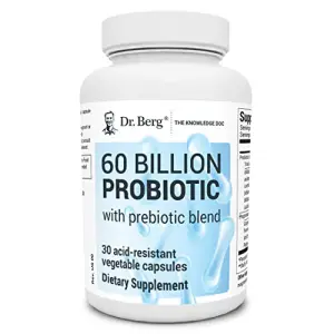 Dr. Berg 60 Billion Probiotic 30 Vegetable Capsules