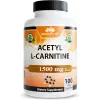 NaturaLife Labs Acetyl L-Carnitine 1500 mg 100 Veggie Capsules thumbnail