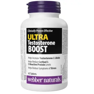 Webber Naturals Ultra Testosterone Boost - 45 Tablets