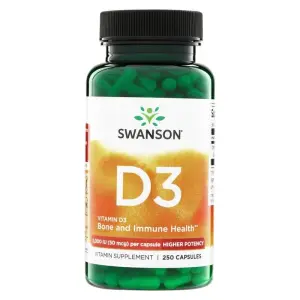 Vitamin D3 - Higher Potency - 250 Caps