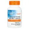 Doctor's Best Natural Vitamin K2 MK-7 plus Vitamin D3 60 Veggie Caps thumbnail