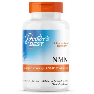 Doctor's Best NMN 400 mg Per Serving 60 Delayed Release Capsules