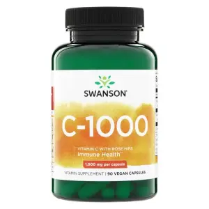 C-1000 - Vitamin C with Rose Hips -  90 Vegan Caps