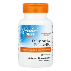 Doctor's Best Fully Active Folate 400 400 mcg 90 Veggie Caps