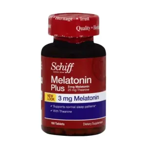 SCHIFF Melatonin Plus - 3 Mg ( 180 Tablets )