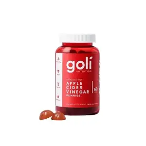 Goli Apple Cider Vinegar Gummies - Gluten Free |  60 Counts