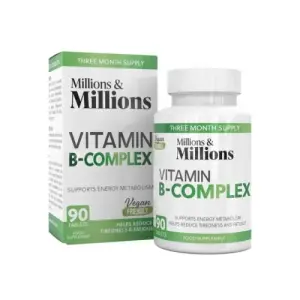 Vitamin B-Complex By Millions & Millions | 90 Tablets