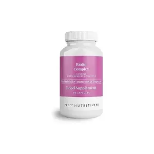 Hey Nutrition Biotin Complex Supplement | 60 Vegan Capsules