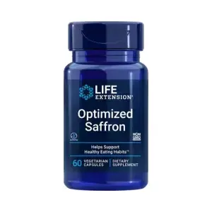 Life Extension Optimized Saffron | 60 Vegetarian Capsules