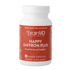 BrainMD Happy Saffron Plus By Dr.Amen - 90 Capsules