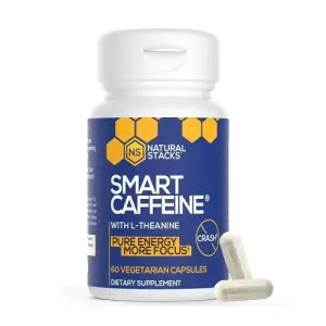 Natural Stacks Smart Caffeine Pills - 60 Capsules