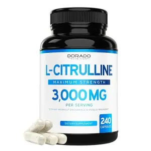 Dorado Nutrition L-Citrulline Supplement - 3000mg | 240 Capsules