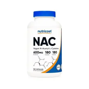 Nutricost N-Acetyl L-Cysteine (NAC) - 600mg | 180 Capsules