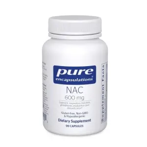 Pure Encapsulations NAC Supplement - 600mg | 90 Capsules