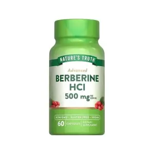Nature's Truth Berberine HCL - 500mg | 60 Capsules